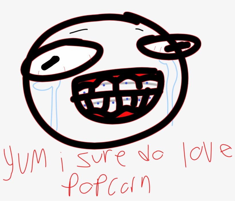 Eating Popcornp With Braces Like Yum, transparent png download