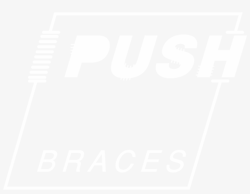 Push Braces Logo Black And White - Ps4 Logo White Transparent, transparent png download