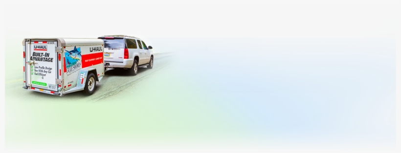 Suv Towing A U-haul Cargo Trailer - Sport Utility Vehicle, transparent png download
