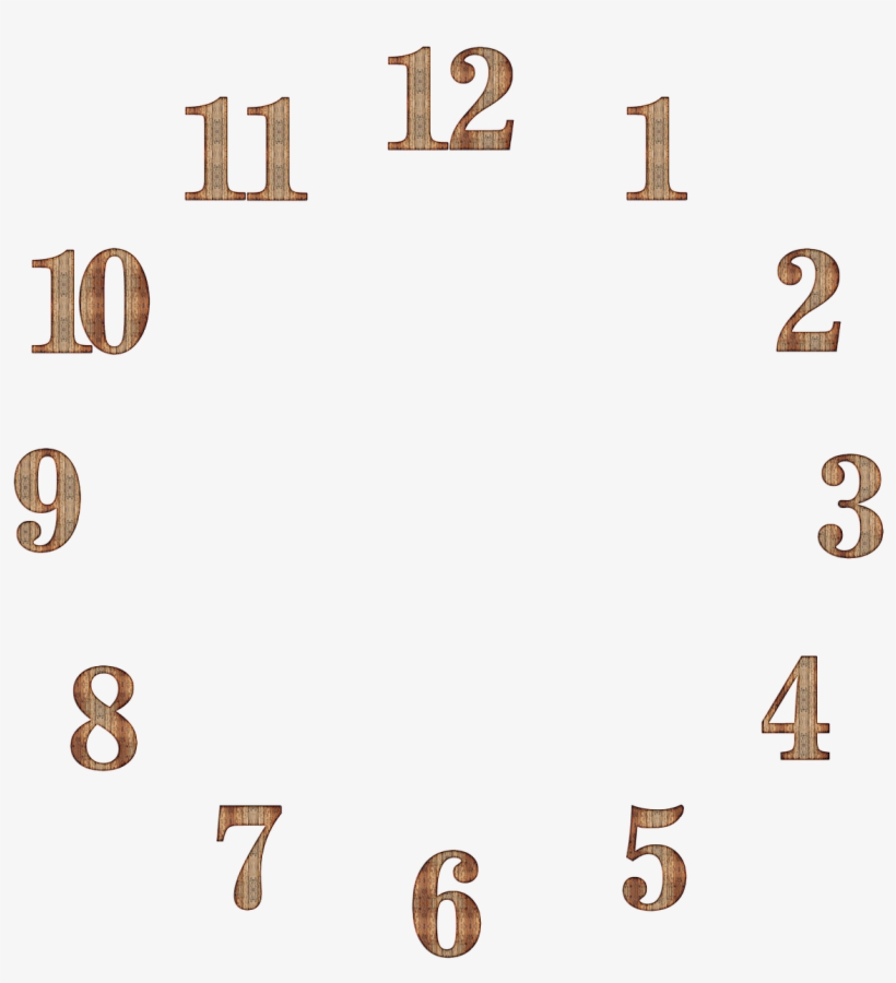 Clock Texture,numbers,circle, - Relogio Redondo De Parede, transparent png download