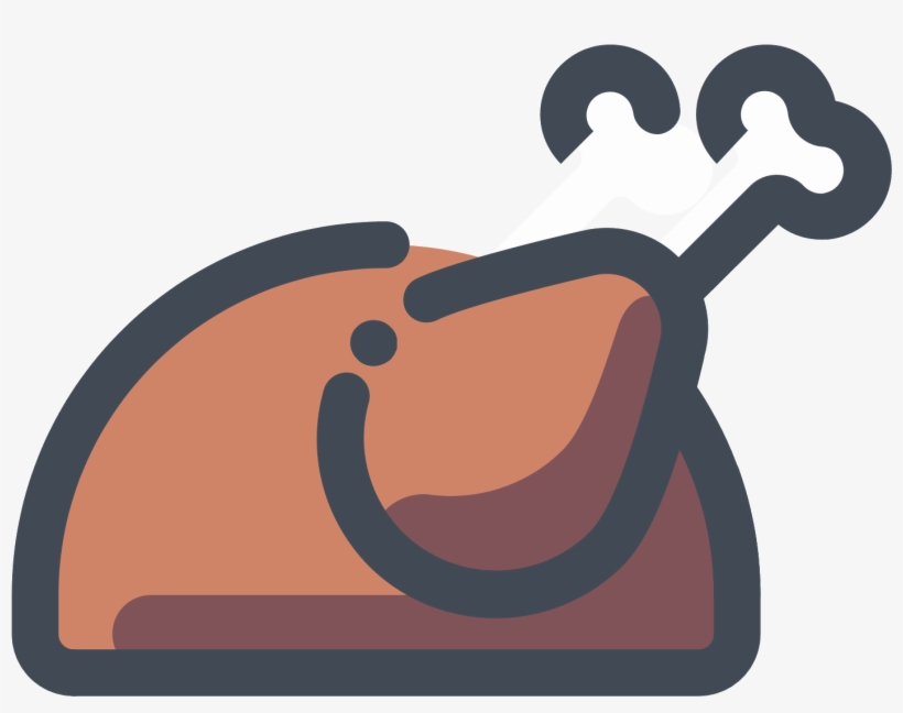 Thanksgiving Turkey Png Jpg Black And White Download - Icon, transparent png download