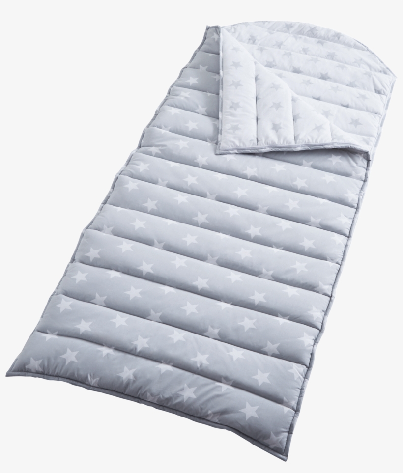 Quilted Sleeping Bag, Grey Star - Great Little Trading Co Quilted Sleeping Bag, transparent png download