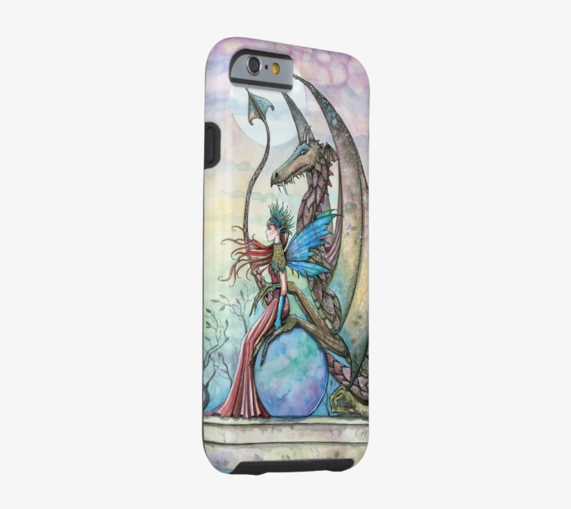 Many Phone Cases Are Also Available In My Zazzle Shop - Feenhafte Drache-lesezeichen-karte Durch Molly Karte, transparent png download