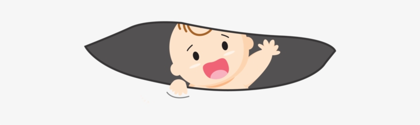 Baby Peeking Out Png, transparent png download