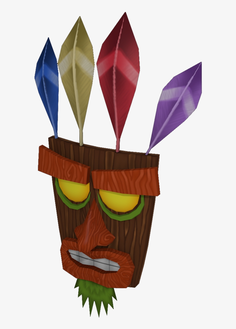 Crash Bandicoot Aku Aku Aku Aku Tattoo, Spyro The Dragon, - Board From Crash Bandicoot, transparent png download