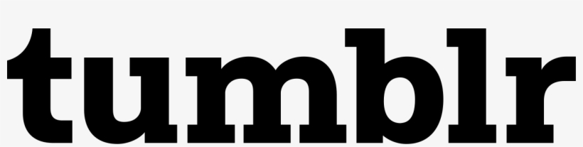 File - Tumblr Wordmark - Svg - Logo Tumblr Png Black, transparent png download