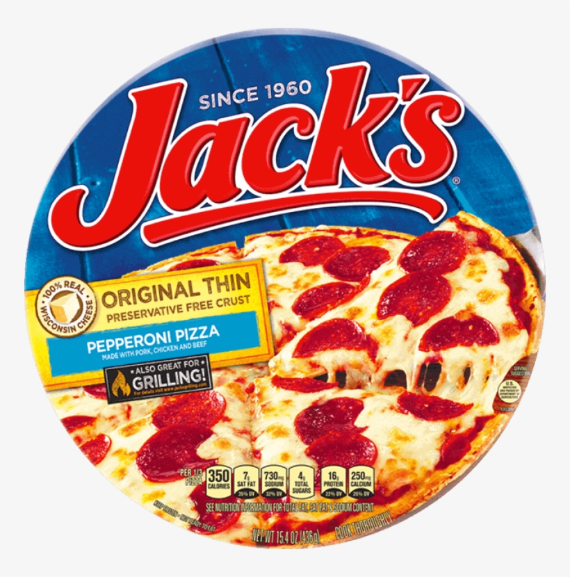 Jack's Original Thin Crust - Jax Frozen Pizza, transparent png download