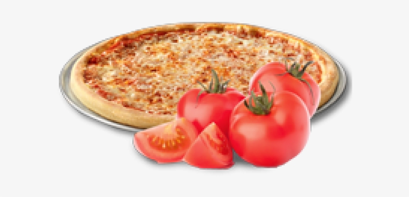 3 Cheese Pizza - Cheese & Tomato Pizza Png, transparent png download