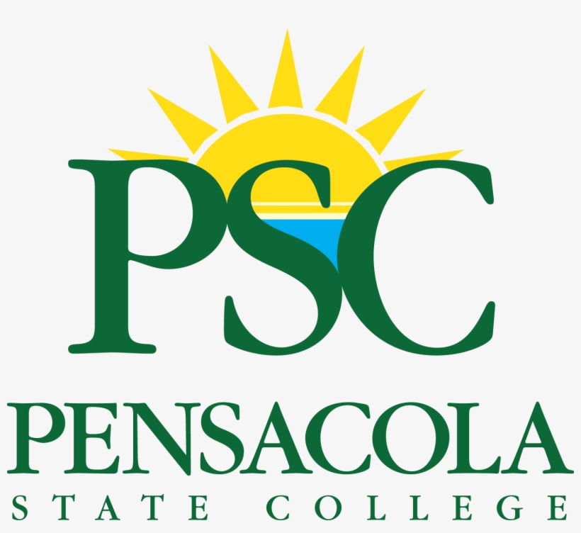 Decorative Image Of Psc Vertlogo2 Cmyk Yl7tlf , Branding - Pensacola State College Logo Png, transparent png download
