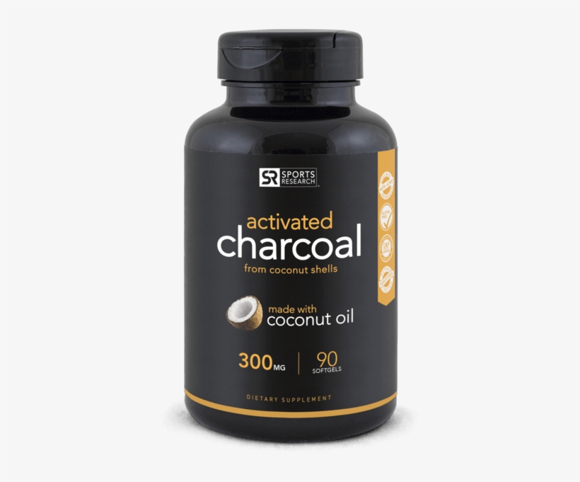 Activated Charcoal From Coconut Shells - Garcinia Cambogia 500mg, transparent png download
