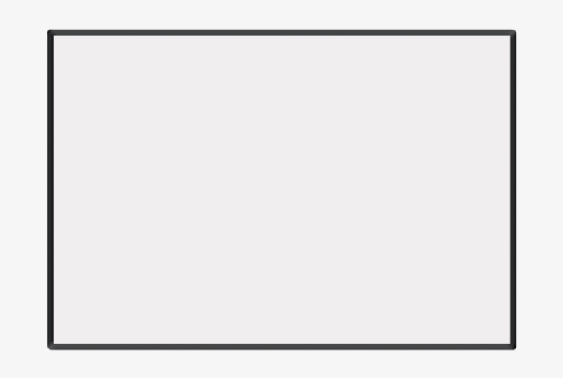 Dry Erase Markerboard With 1/2 - Parallel, transparent png download