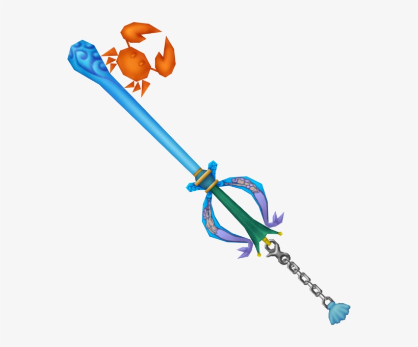 Crabclaw - Kingdom Hearts Atlantica Keyblade, transparent png download