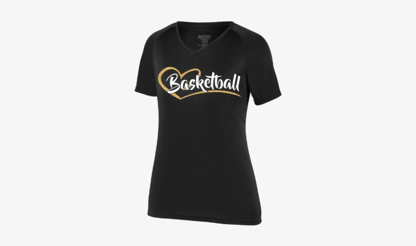 Basketball Heart - T-shirt, transparent png download