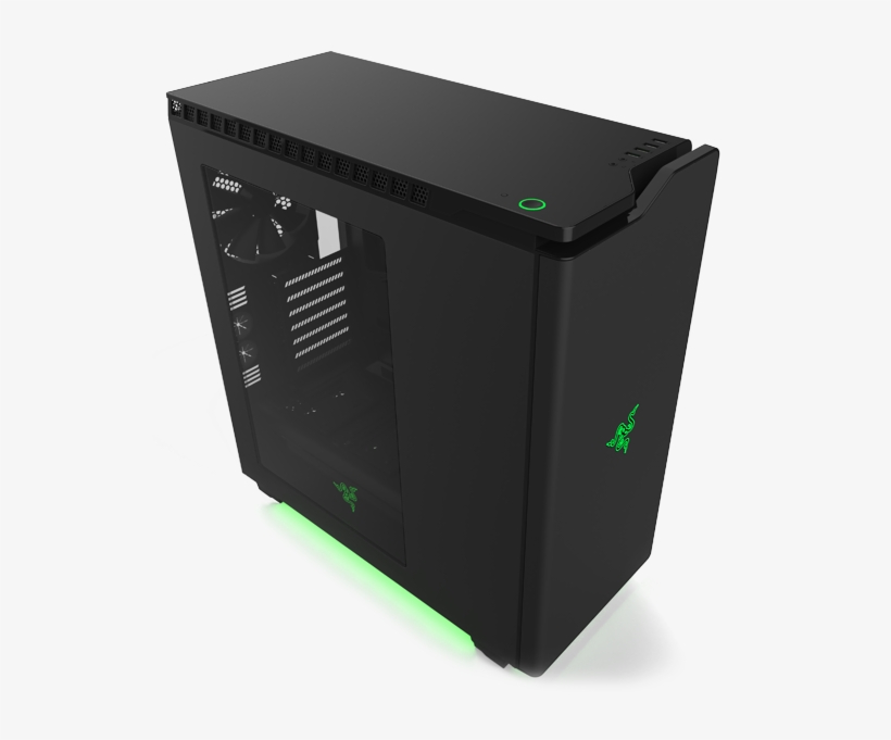 Nzxt H440 Razer Edition - Computer, transparent png download