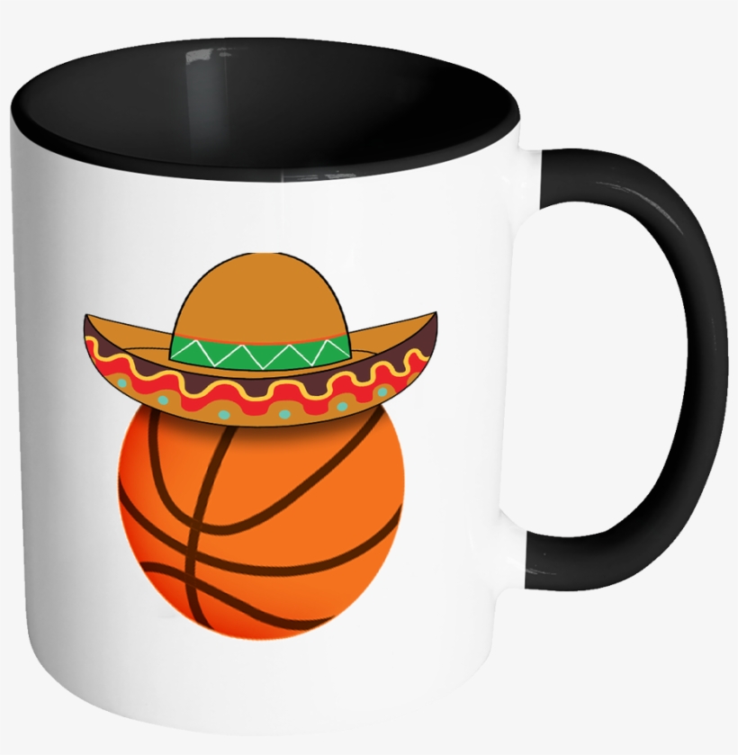 Funny Basketball Mexican Sports - Mug, transparent png download