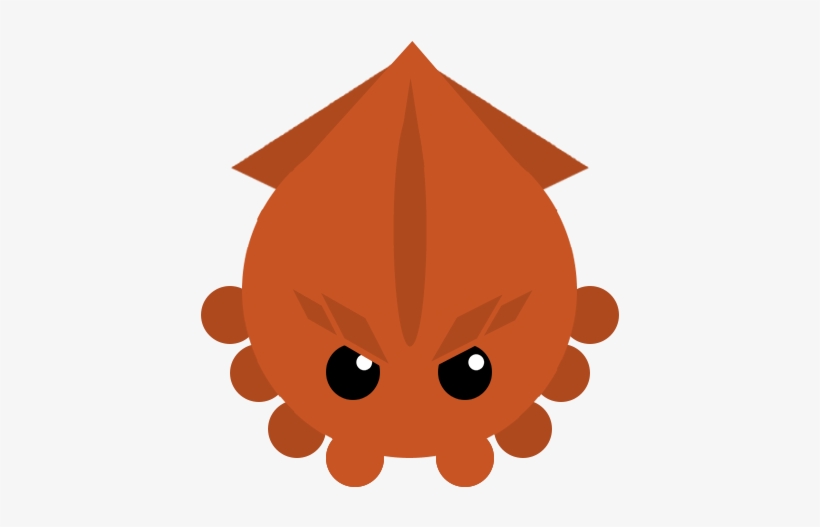 Artisticangry Orange Kraken - Black Kraken Mope Io, transparent png download
