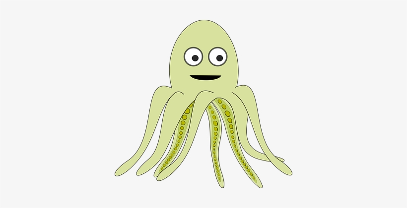 Cartoon Octopus Sea Cartoon Octopus Octopu - Octopus, transparent png download