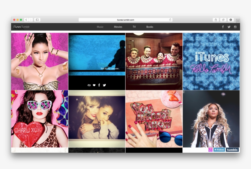 Apple Expands Its Social Presence With New Itunes Tumblr, transparent png download
