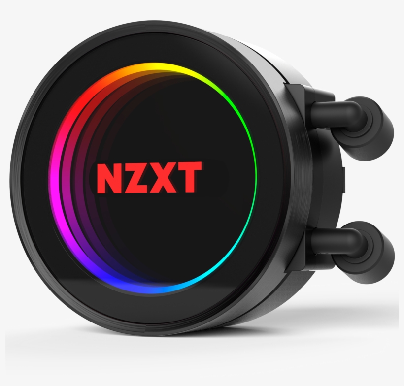 Krakenx52 Pump Front - Nzxt Kraken X52 All-in-one Liquid Cpu Cooler, transparent png download