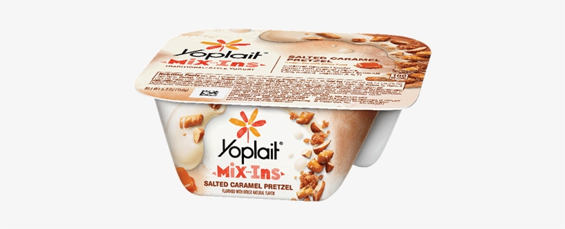 Saled Caramel Prezel - Yoplait Mix Ins, transparent png download