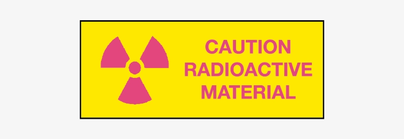 Caution Radioactive Materials, transparent png download