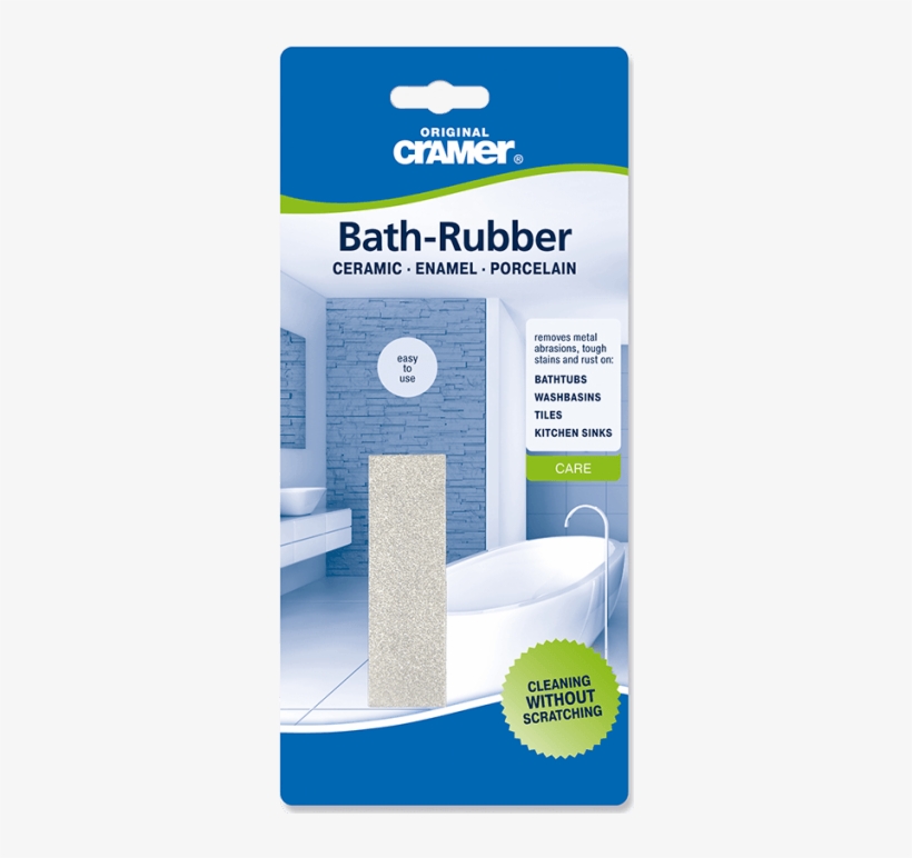 Cramer Bath Scuff Removing Rubber - Enamel Bath Touch Up Paint, transparent png download