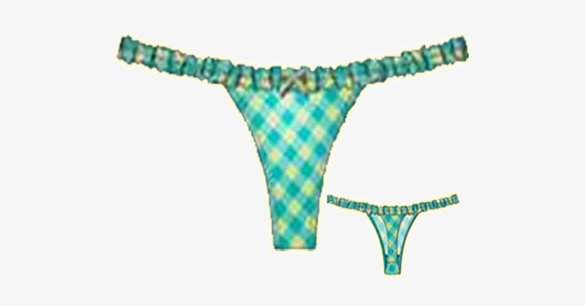 Plaid Thong - Thong, transparent png download