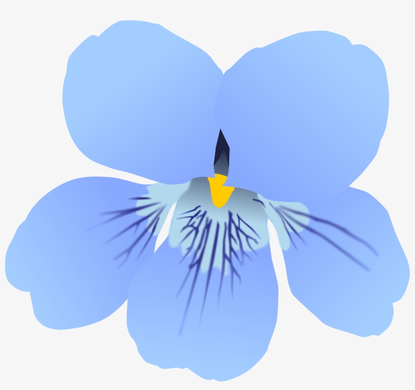 Big Image - Violets Clipart, transparent png download
