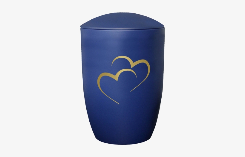 Blue Hearts Bio Urn - The Ashes Urn, transparent png download