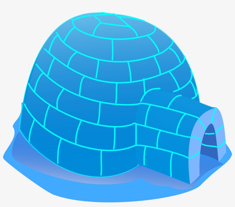 Tux Paint Igloo - Igloo Clipart, transparent png download