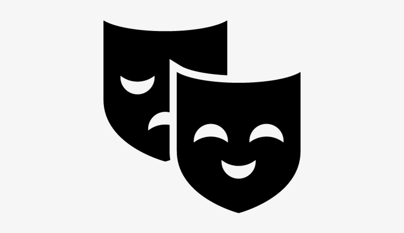 Download Theater Masks Vector - Theatre Icon Png Transparent ...