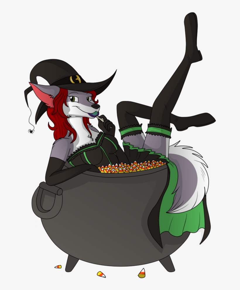 Witches Candy Cauldron By Jay - Drawing, transparent png download