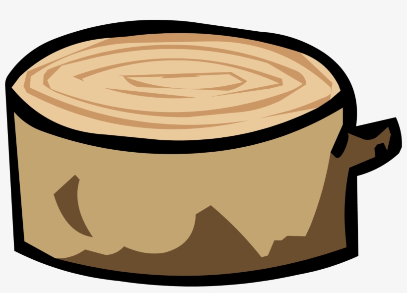 Log Stump - Png - Club Penguin Stump, transparent png download