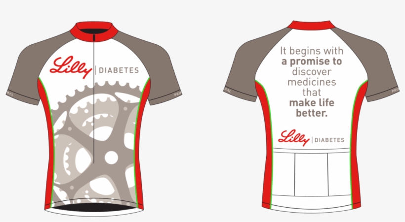 Lilly Diabetes Tour De Cure Jersey - Eli Lilly, transparent png download