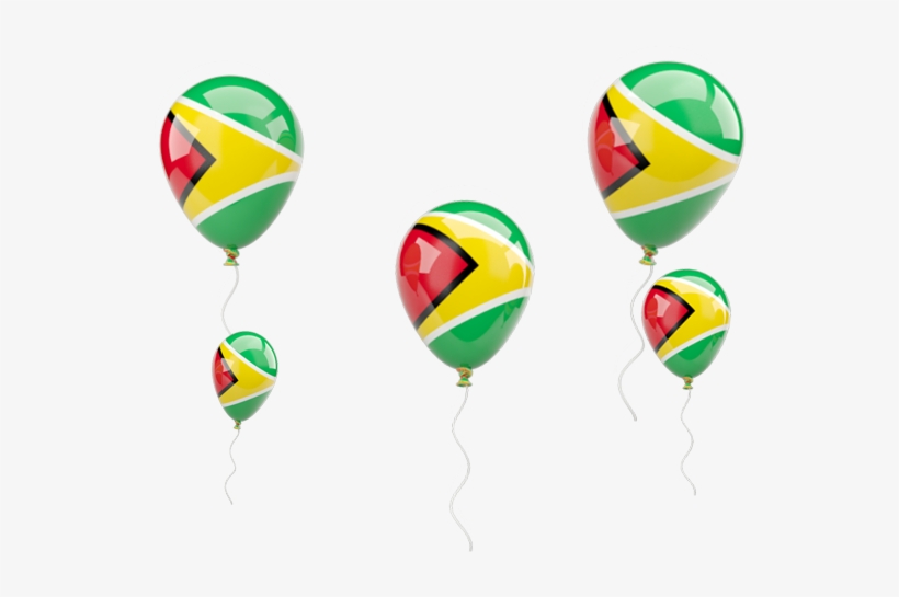 Guyana Flag Balloon, transparent png download