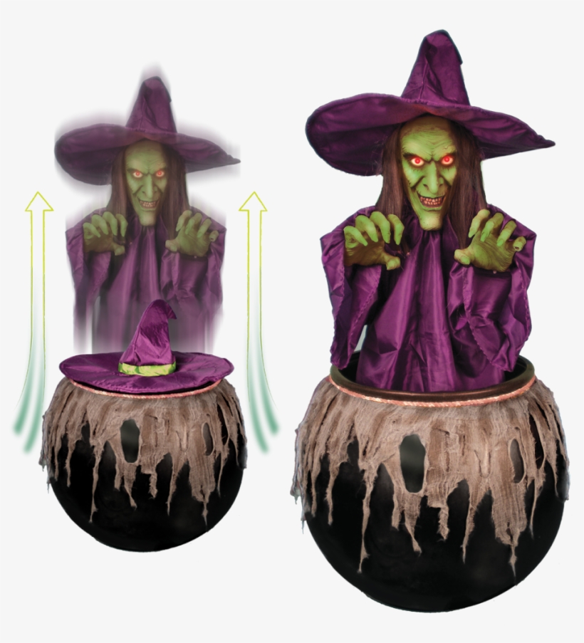 Evil Cauldron Witch - Spirit Halloween Evil Cauldron Witch, transparent png download