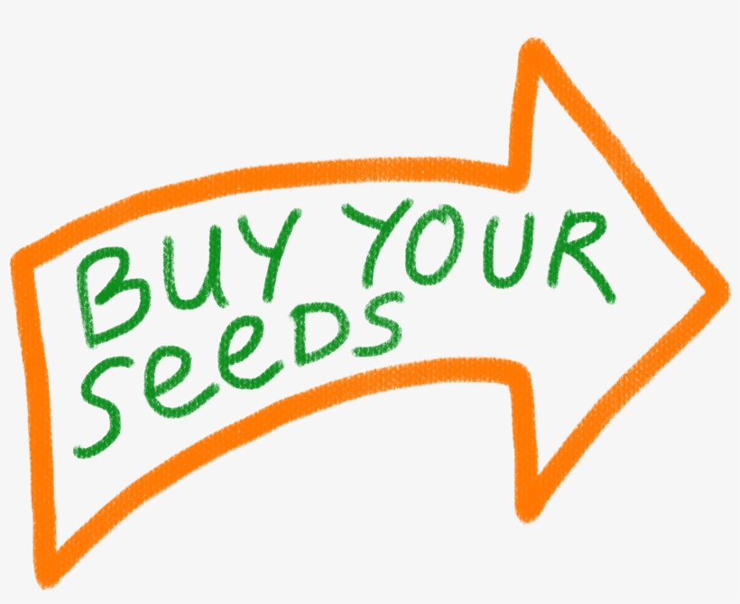 Buy Your Seeds - Calligraphy, transparent png download