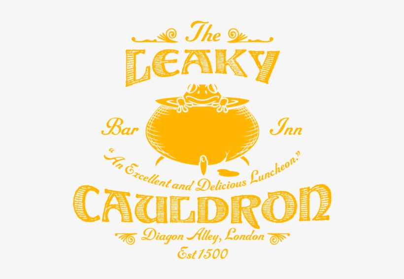 The Leaky Cauldron Bar & Inn - Leaky Cauldron Logo Png, transparent png download