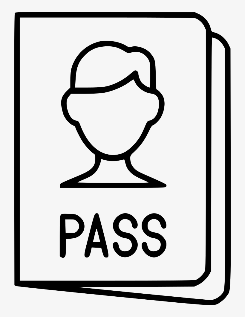 Passport Comments - Png Drawing Of A Passport, transparent png download