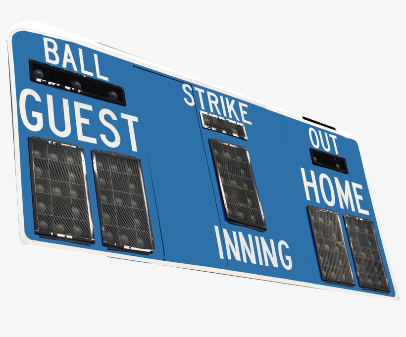 Banner Download Baseball Scoreboard Clipart - Number, transparent png download