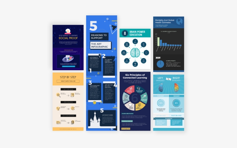 Make Free Infographics Reports Charts Online Visme - Graphic Design, transparent png download