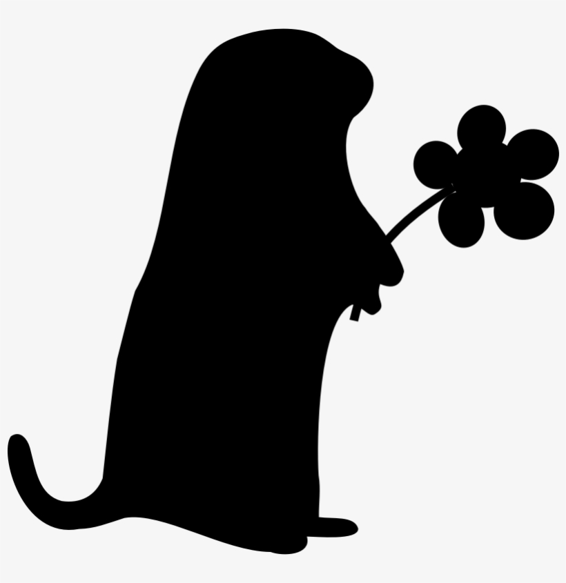 The Daisy Log - Black And White Groundhogs, transparent png download