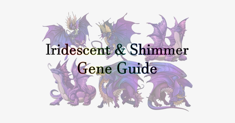 Iridescent And Shimmer Are A Unique Pair Of Genes - Portable Network Graphics, transparent png download