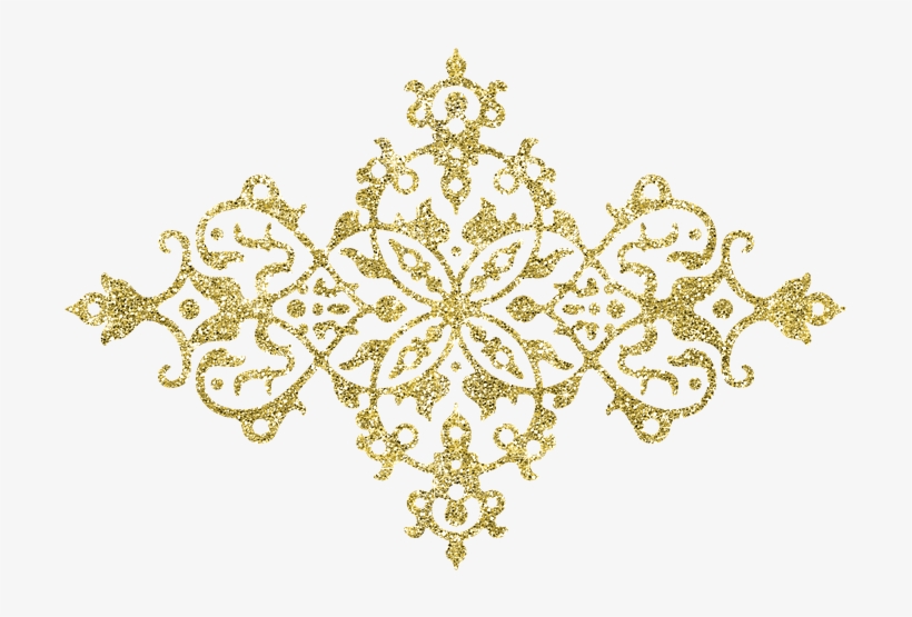 Gold Pattern Border Png - Ornament, transparent png download