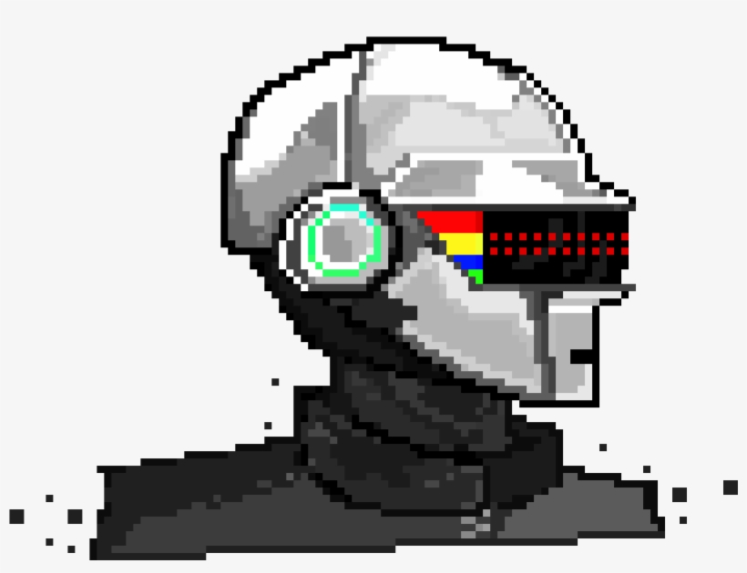 Daft Punk Thomas - Daft Punk Pixel Art, transparent png download