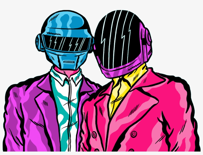 Discovery Daft Punk - Daft Punk Dessin, transparent png download