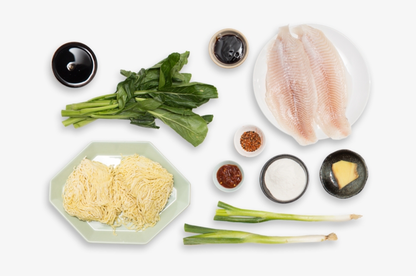 Crispy Catfish Shoyu Ramen With Yu Choy & Fresh Ramen - Anchovy (food), transparent png download