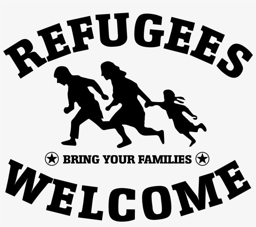 Jpg Royalty Free Stock Clipart Refugees Bring Your - Refugees Welcome Png, transparent png download