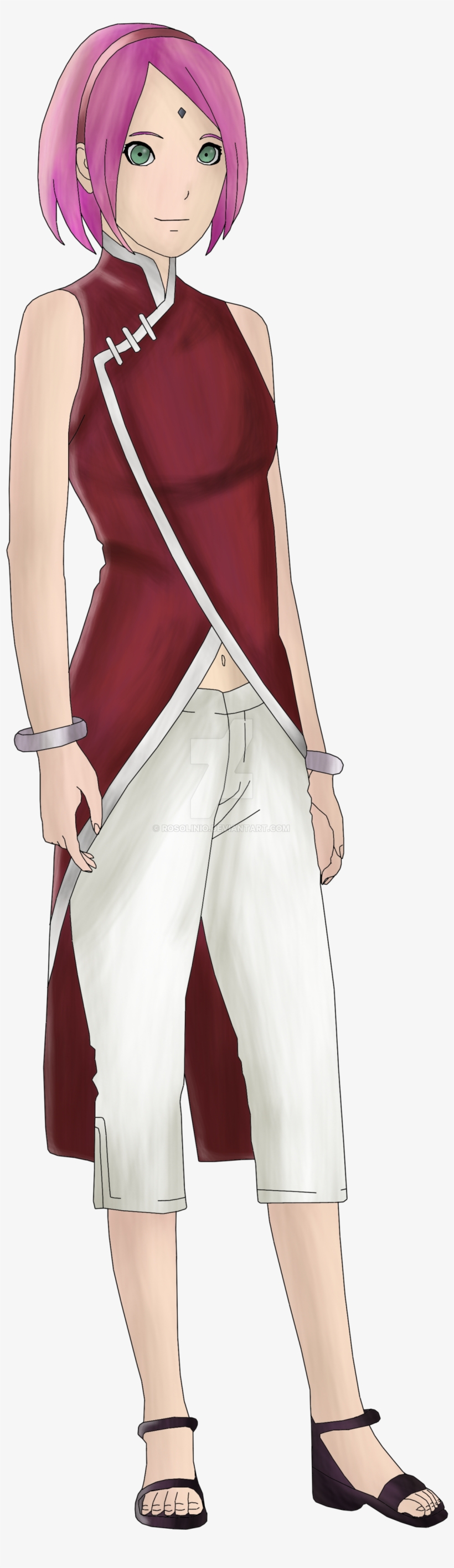 Sakura Haruno Kishimoto Drawing, transparent png download