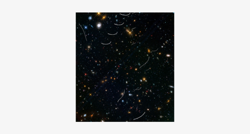 Abell 370 Parallel Field With Asteroids - Hubble Space Telescope, transparent png download
